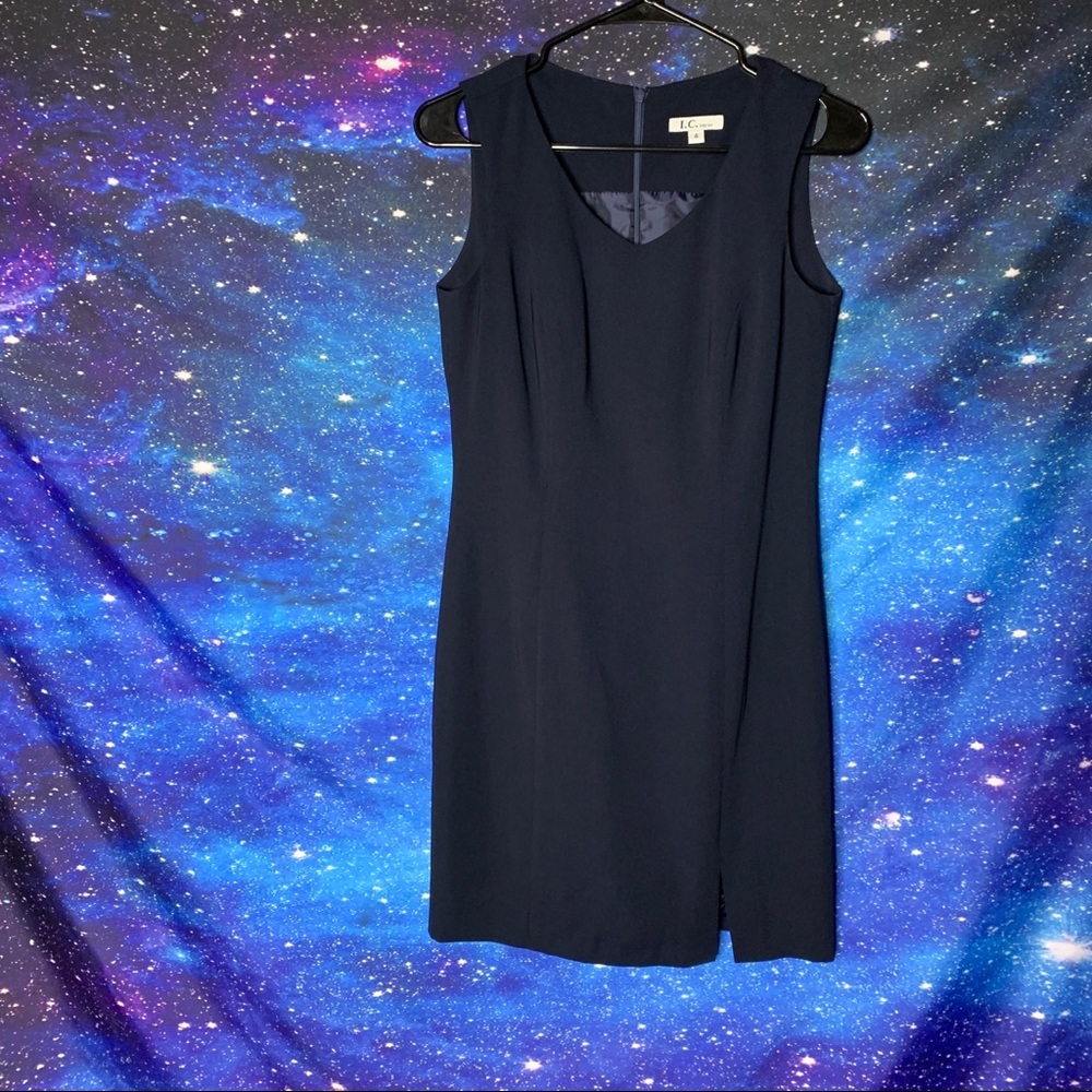 I.C. Design-Navy Blue Sheath Dress size 4